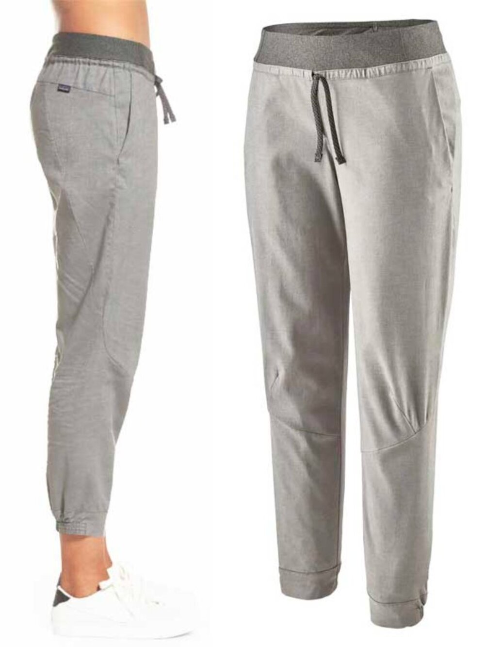 Patagonia Women's Hampi Rock Grey Hemp Blend Joggers Pants M